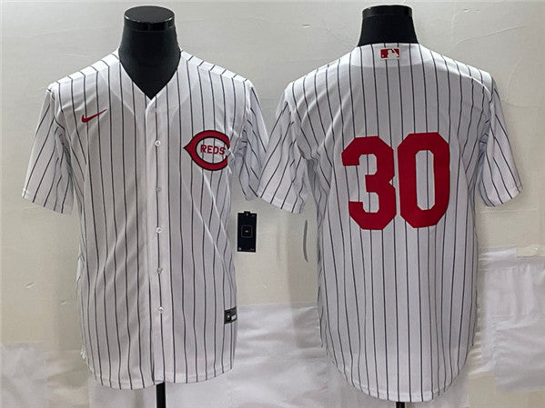 Will Benson Cincinnati Reds white jersey