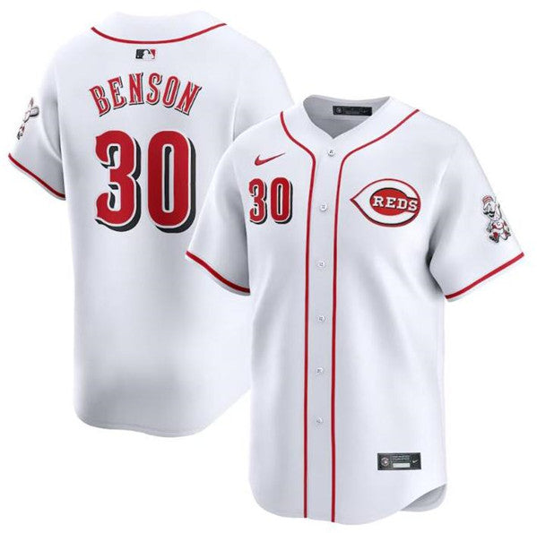 Will Benson Cincinnati Reds white Home jersey