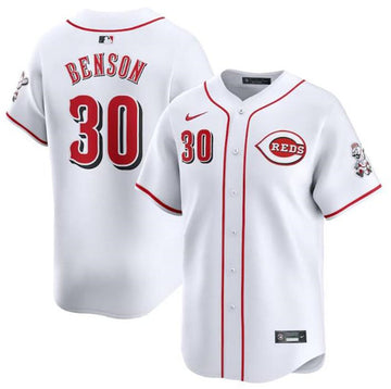 Will Benson Cincinnati Reds white Home jersey