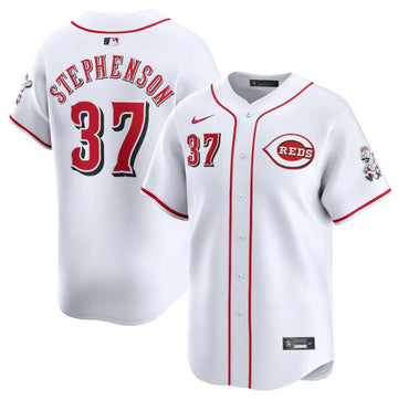 Tyler Stephenson Cincinnati Reds white Home jersey