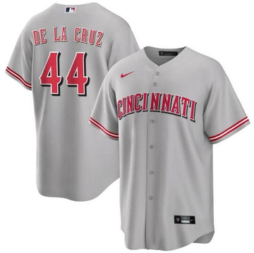 Elly De La Cruz Cincinnati Reds gray jersey
