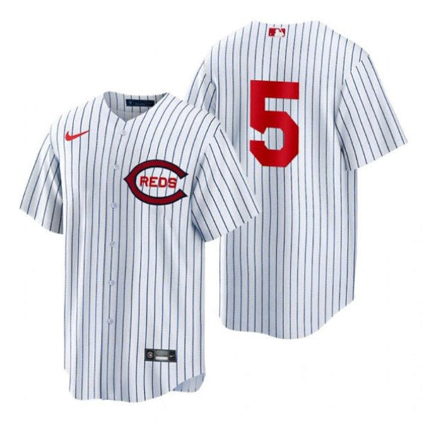 Johnny Bench Cincinnati Reds white jersey