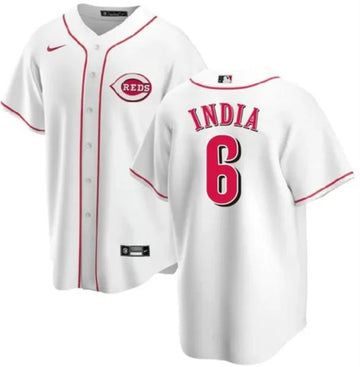 Jonathan India Cincinnati Reds white jersey