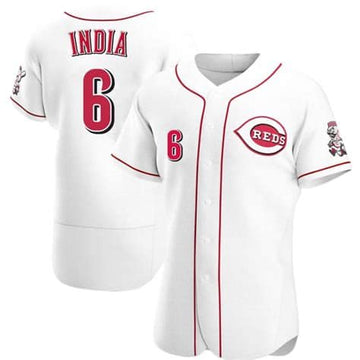 Jonathan India Cincinnati Reds white jersey
