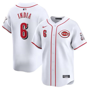 Jonathan India Cincinnati Reds white Home jersey