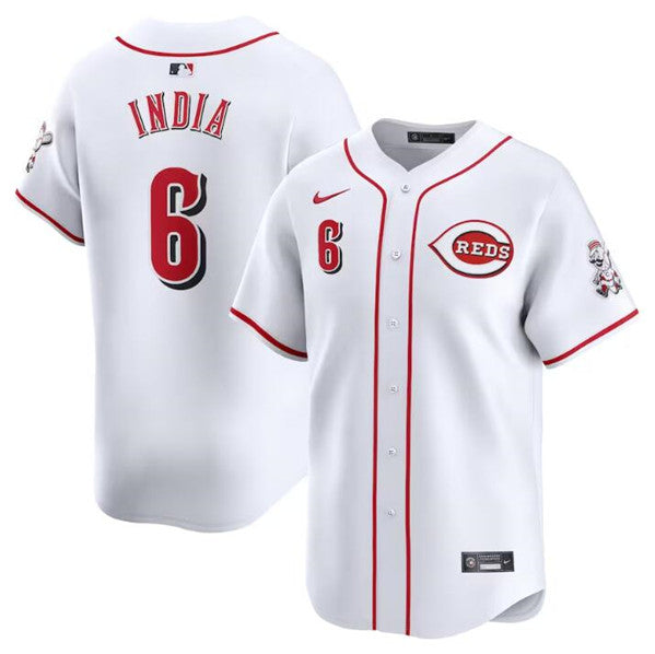 Jonathan India Cincinnati Reds white Home jersey