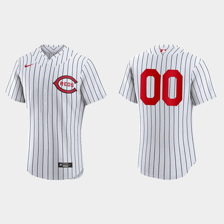 Custom Cincinnati Reds white jersey