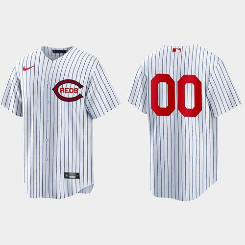 Custom Cincinnati Reds white jersey
