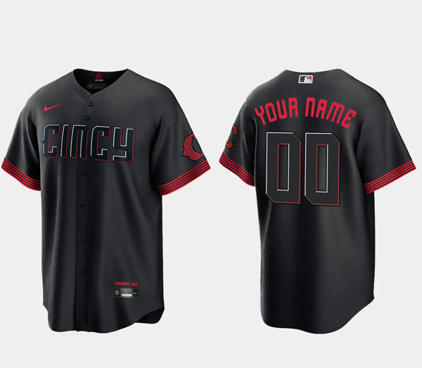 Cincinnati Reds black City Connect jersey