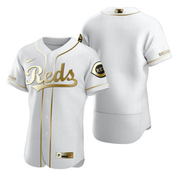 Custom Cincinnati Reds white jersey