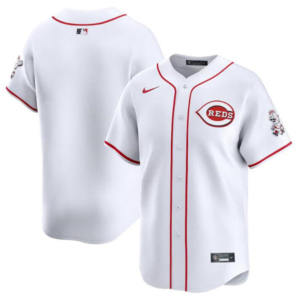 Custom Cincinnati Reds white Home jersey