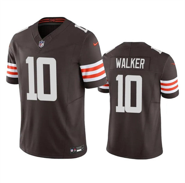 Cleveland Browns #10 PJ Walker Brown 2023 FUSE Jersey