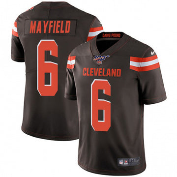 Cleveland Browns 100th #6 Baker Mayfield Brown Jersey