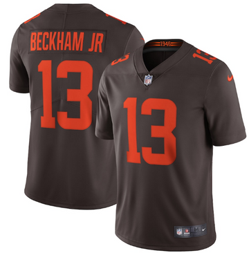 Cleveland Browns #13 Odell Beckham Jr New Brown Alternate Jersey