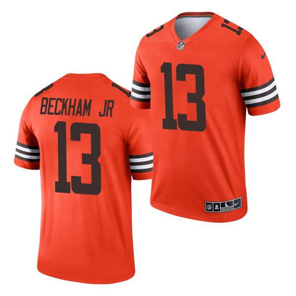 Cleveland Browns #13 Odell Beckham Jr Orange 2021 Inverted Legend Jersey