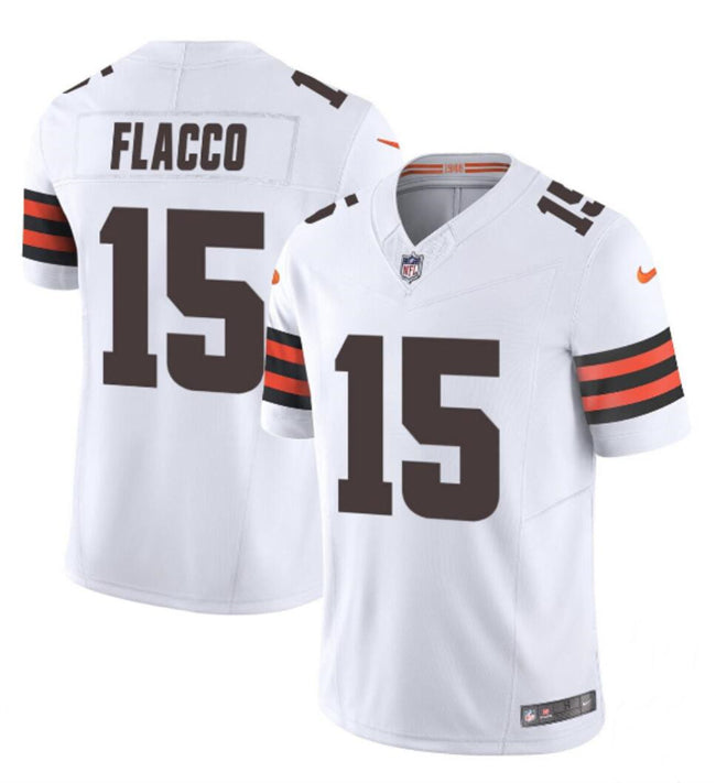 Joe Flacco Cleveland Browns white FUSE jersey