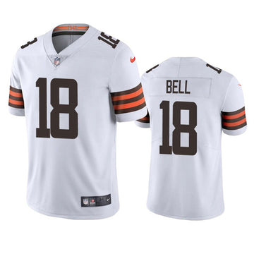Cleveland Browns #18 David Bell White Jersey