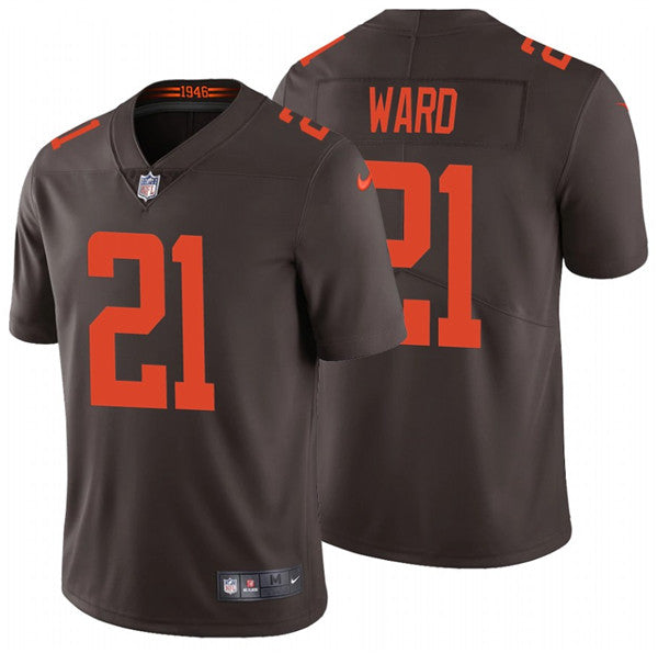 Cleveland Browns #21 Denzel Ward 2020 New Brown Jersey