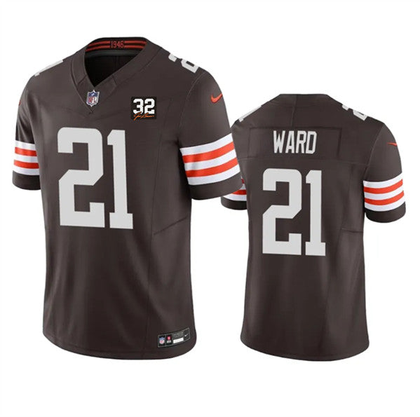 Denzel Ward Cleveland Browns brown FUSE jersey