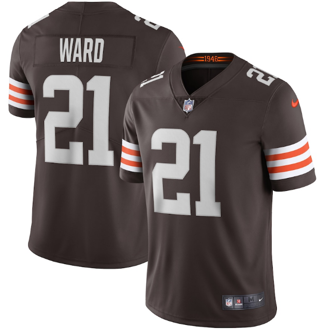 Cleveland Browns #21 Denzel Ward New Brown Jersey