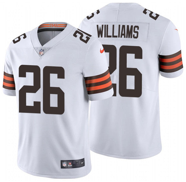 Cleveland Browns #26 Greedy Williams 2020 New White Jersey
