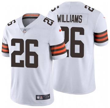 Cleveland Browns #26 Greedy Williams 2020 New White Jersey