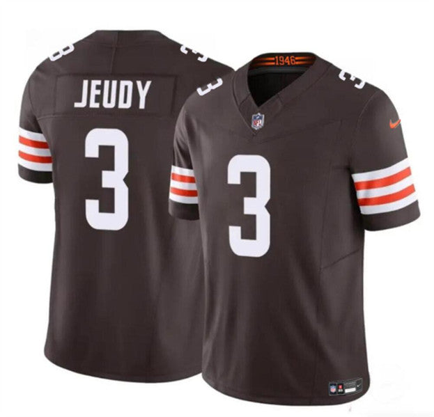 Jerry Jeudy Cleveland Browns brown FUSE jersey