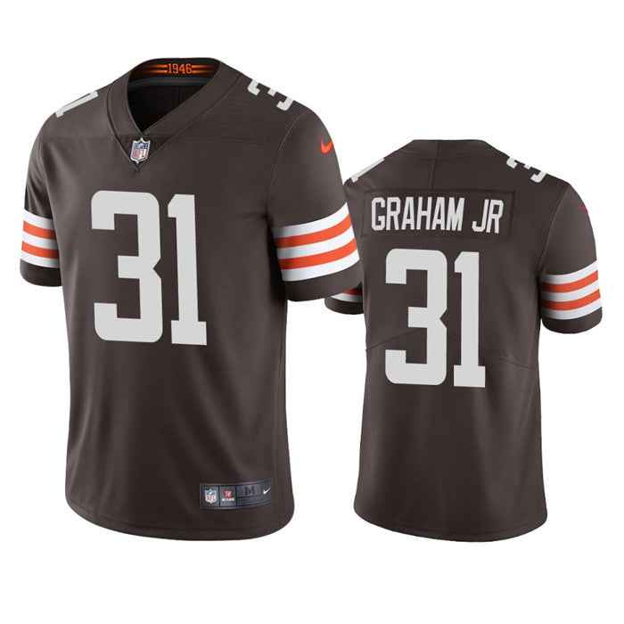 Cleveland Browns #31 Thomas Graham Jr Brown Jersey