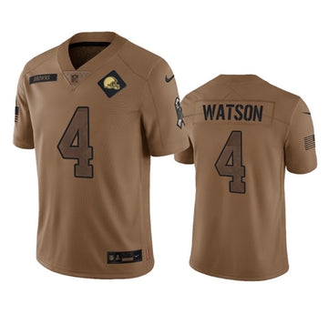 Deshaun Watson Cleveland Browns brown Salute To Service jersey