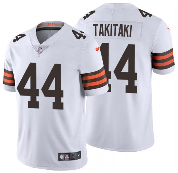 Cleveland Browns #44 Sione Takitaki 2020 New White Jersey