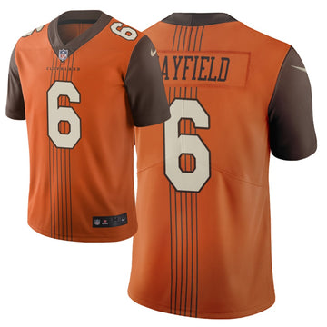 Cleveland Browns #6 Baker Mayfield Brown 2019 City Edition Jersey