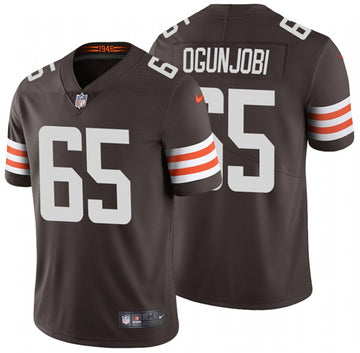 Cleveland Browns #65 Larry Ogunjobi 2020 New Brown Jersey