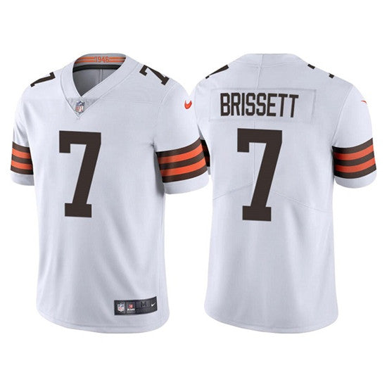 Cleveland Browns #7 Jacoby Brissett White Jersey