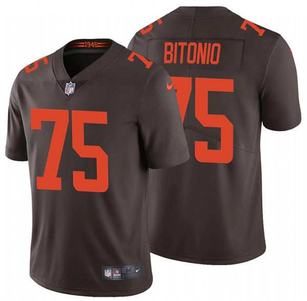 Cleveland Browns #75 Joel Bitonio New Brown Jersey