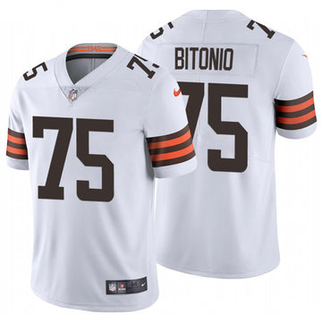 Cleveland Browns #75 Joel Bitonio New White Jersey