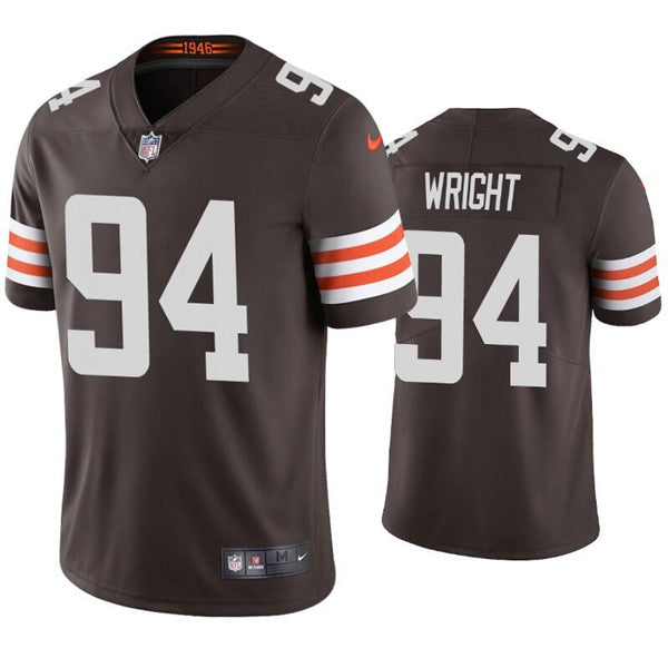 Cleveland Browns #94 Alex Wright Brown Jersey