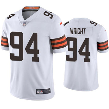 Cleveland Browns #94 Alex Wright White Jersey