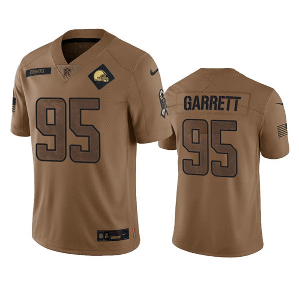 Myles Garrett Cleveland Browns brown Salute To Service jersey