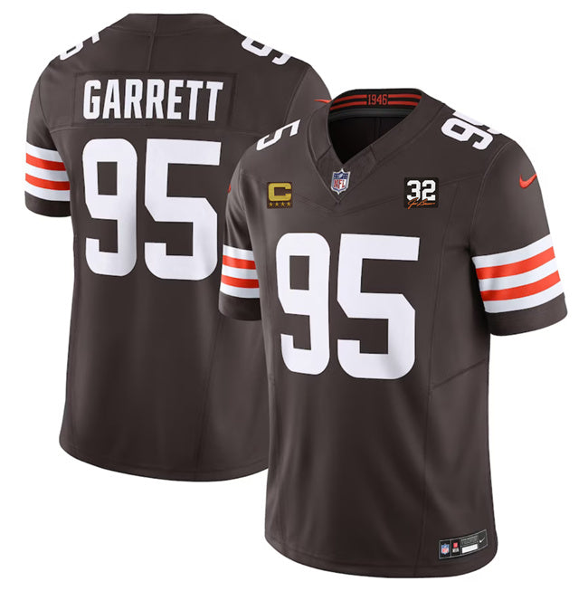 Myles Garrett Cleveland Browns brown FUSE jersey