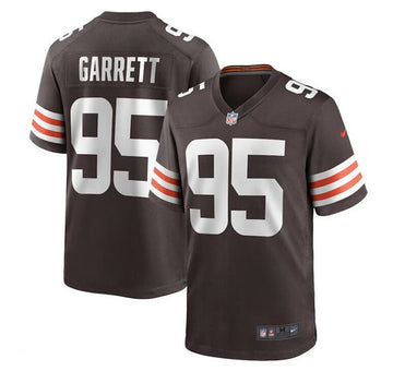 Cleveland Browns #95 Myles Garrett Brown Game Jersey
