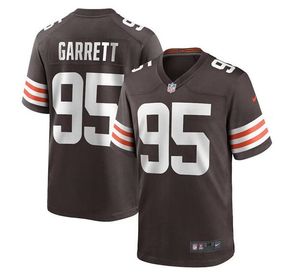 Cleveland Browns #95 Myles Garrett Brown Game Jersey