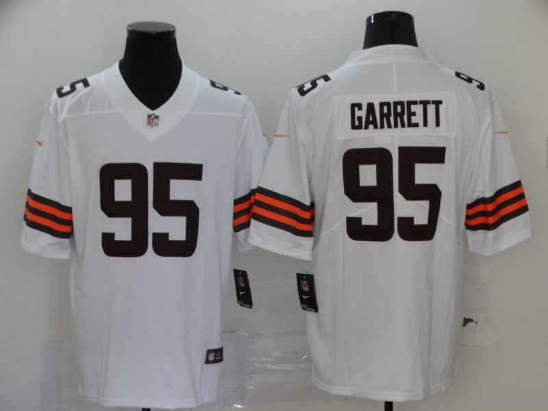 Cleveland Browns #95 Myles Garrett New White Jersey