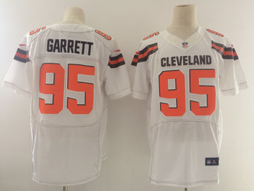 Cleveland Browns #95 Myles Garrett White 2017 Elite Jersey
