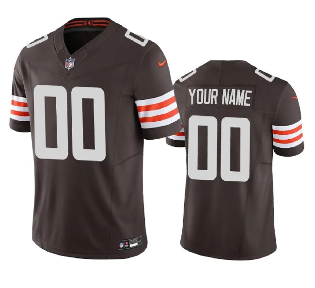 Custom Cleveland Browns brown FUSE jersey