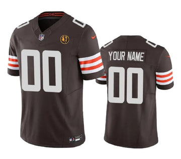 Custom Cleveland Browns brown FUSE jersey
