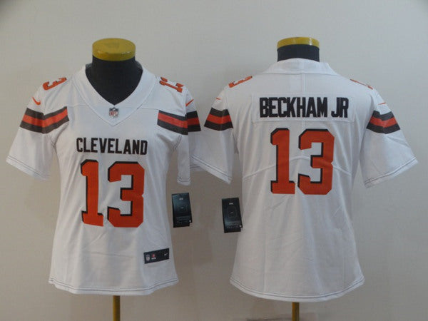 Cleveland Browns Custom White Jersey