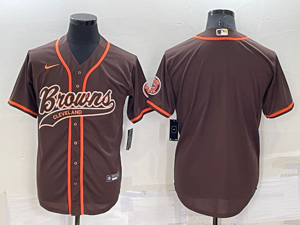 Cleveland Browns Blank Brown Jersey
