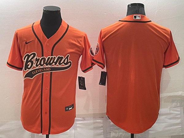 Cleveland Browns Blank Orange Jersey