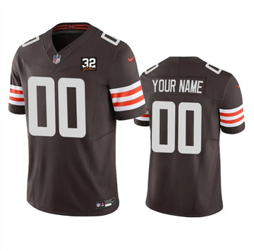 Custom Cleveland Browns brown FUSE jersey