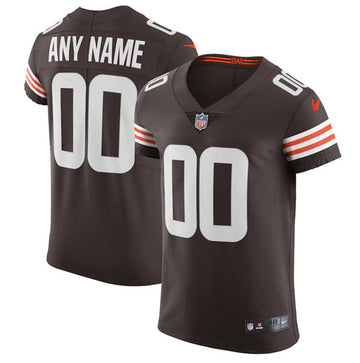 Custom Cleveland Browns brown jersey